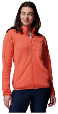 Zdjęcie produktu dla Bluza Columbia Forro polar Columbia Essential Hike Grid Fleece Full Zip naranja intenso mujer dla Damskie