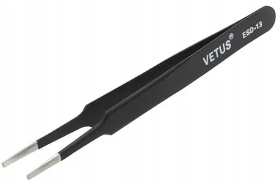 Produktbild von Vetus ESD-13 Präzisions-Pinzette flach antistatisch