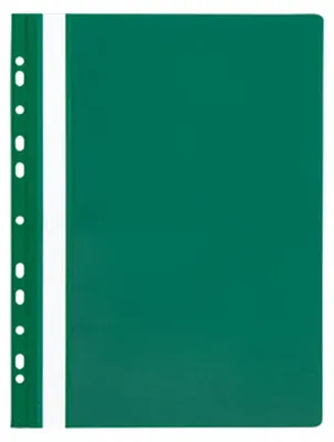 Image de Classeur vert avec perforation européenne, 10 pièces