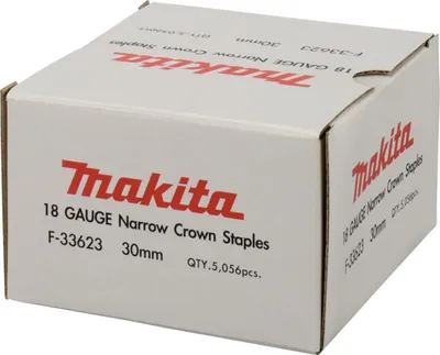 Produktbild von Makita Tackerklammern 30 x 6,3 mm, 5.000 Stk. passend für DST630 (F-33623)