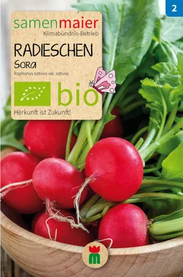 Produktbild von Radieschen Sora - Saatgut für zirka 200 Radieschen