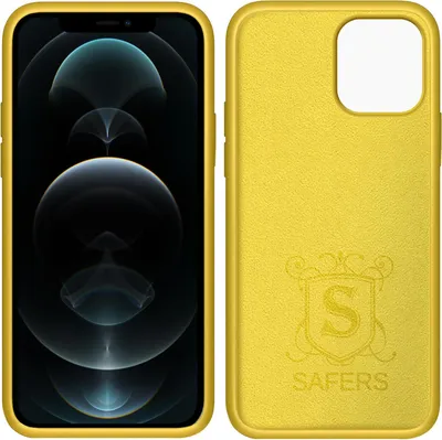 Obrázok produktu pre Puzdro Apple iPhone 12 / 12 Pro 6.1 ochranný kryt mobilného telefónu silikónové gélové puzdro, žlté