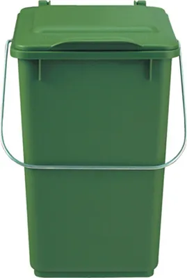 Produktbild von SULO Abfallsammler 10l Kunststoff grün mit Klappdeckel für Bioabfall - 1086550