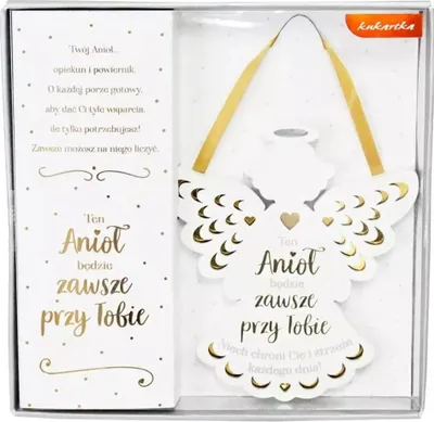 Obrázok produktu pre Anjelský prívesok s nápisom „Vždy s tebou“