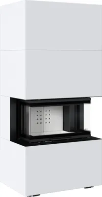 Zdjęcie produktu dla Kominek powietrzny NBC/EASY BOX 7 kW Ø 160 w zabudowie modułowej Bianco