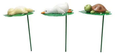 Produktbild von Omgoods – Set mit 3 Tierfiguren für den Garten