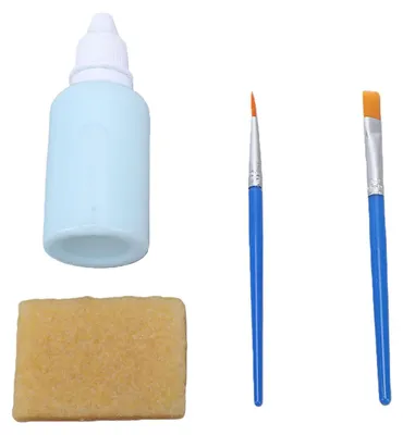 Obrázok produktu pre 30 ml modrej maskovacej tekutiny so štetcom a gumičkou, rýchloschnúca ochranná tekutina pre maľbu akvarelom a kvašom