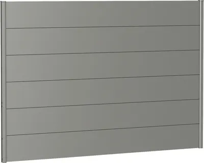 Obrázek produktu pro Kovový plot Biohort 200 x 135 cm žárově pozinkovaný šedý křemen metalický