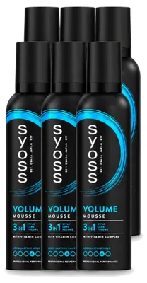 Produktbild von 6 x Syoss Volume Haarmousse - 250 ml - Vorteilspackung - 6 Stücke