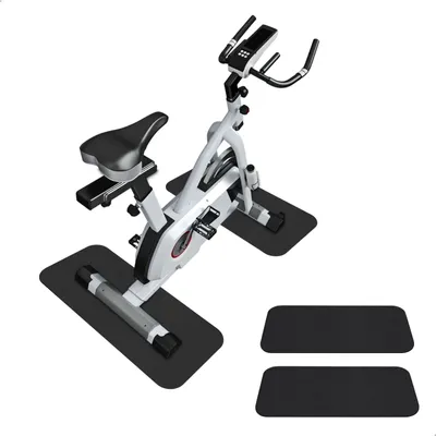 Produktbild von Omgoods – Set aus 2 rutschfesten Gymnastikmatten für Fitnessgeräte