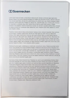 Immagine prodotto di Soennecken Sichthülle 1609 DIN A4 PP transparent 50 St./Pack.