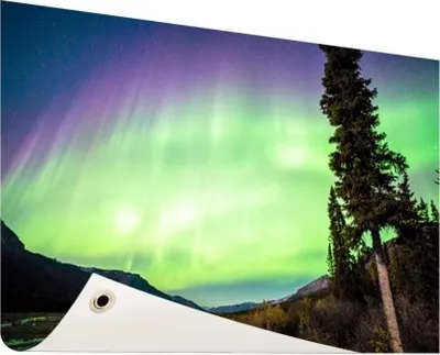 Produktbild von Gartenposter - 60x40 cm - Nordlichter Fotodruck  - Modernes Wandbilder - Natur
