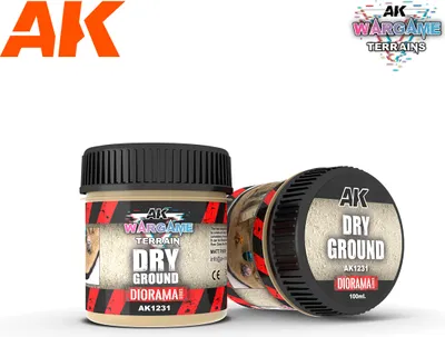 Imagen del producto de AK Interactive, TERRAINS, Tierra Seca, 100 ml.