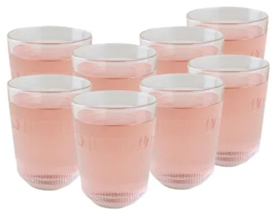 Obrázok produktu pre Sada 8 šálok na čaj – sklenené – 320 ml