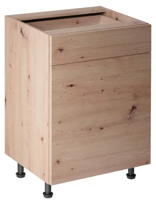 Image de Meuble bas à tiroir VALEN 1 - largeur 60 cm, chêne artisanal