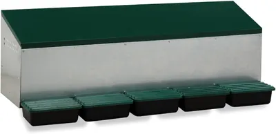 Image de Agrarzone Nid extérieur pour poules 5 compartiments