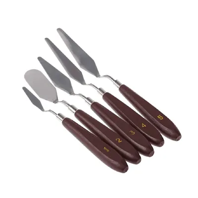 Zdjęcie produktu dla Zestaw noży malarskich Bergino – 5 szt.