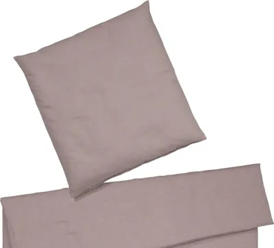 Produktbild von elegante Halbleinen-Bettwäsche-Garnitur Breeze Farbe Blush Größe 200x220+2x70x90cm
