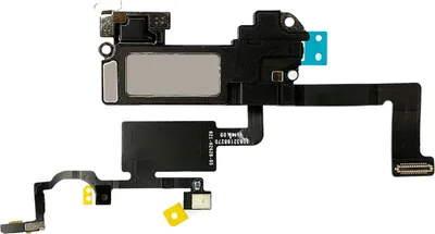 Image de Clappio, Haut-parleur interne pour iPhone 12 et 12 Pro + capteur de proximité, Noir
