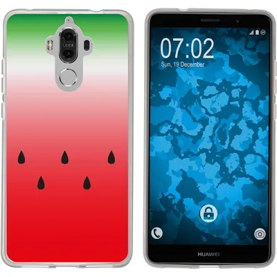 Produktbild von PhoneNatic Case kompatibel mit Huawei Mate 9 Silikon-Hülle Sommer Melone M5