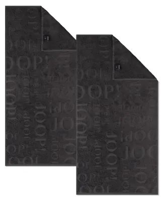 Produktbild von 2 Stück Joop! Handtuch Selection 1711-740 anthrazit 50x100