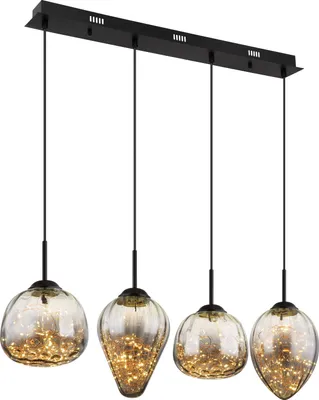 Produktbild von Globo Lighting Hängeleuchte Metall schwarz matt, LED