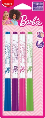 Produktbild von Maped Whiteboard-Marker Barbie 4er Blister