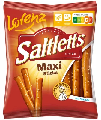 Image de Saltletts 67793 Saltletts Maxi Sticks Kekse 125,0 g