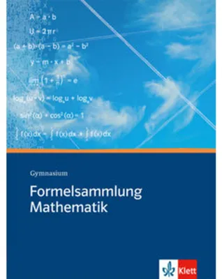 Produktbild von Formelsammlung Mathematik. Gymnasium