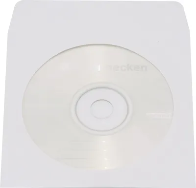 Zdjęcie produktu dla Etui Soennecken na płyty CD/DVD 03750 mF papier biały 100 szt./opak.