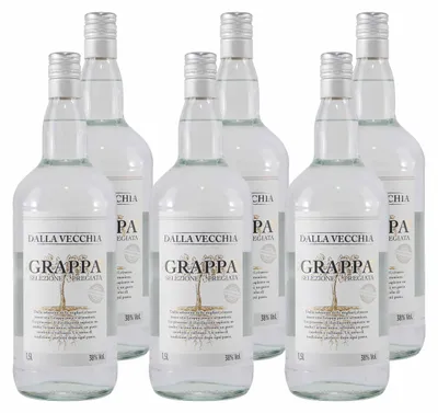 Produktbild von Dalla Vecchia Grappa Selezione Pregiata (6 x 1,5L)