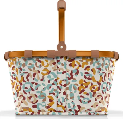 Produktbild von reisenthel carrybag, Einkaufskorb, Korb, Picknickkorb, Tragetasche, Polyestergewebe, Frame Safari Sand, 22 L, BK6044