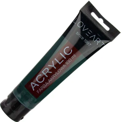 Obrázok produktu pre LOVEART akrylová farba 100ml - háčik zelená tmavá 512 - tmavozelená
