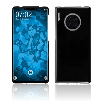 Produktbild von PhoneNatic Case kompatibel mit Huawei Mate 30 Pro - schwarz Silikon Hülle  Cover