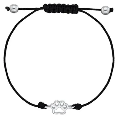 Produktbild von Schwarz Kabbalah Pfote Armband BRC189WBC
