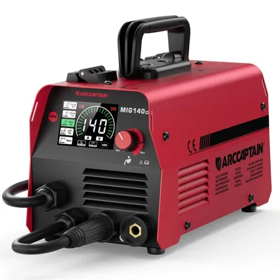 Immagine prodotto di Saldatrice 4 in 1 - MIG140-NOVA MIG/MAG TIG MMA - Inverter a sinergia - Filo animato senza gas e con gas - 6,35 kg - Spina UE