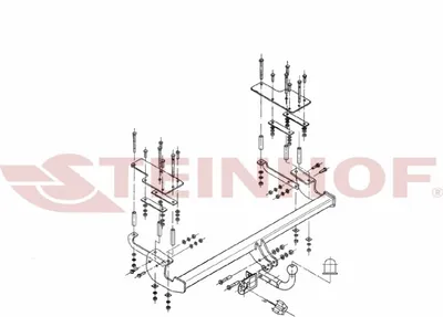 Produktbild von Z548042 Anhängerkupplung passend für SUZUKI SX4 2006-2013 starr