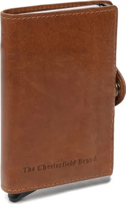 Zdjęcie produktu dla Etui na karty Francis marki Chesterfield w kolorze koniakowego brązu