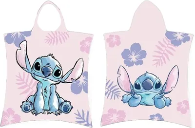 Image de Lilo & Stitch - Serviette à capuche pour enfants AG3676 (taille unique) (Rose)