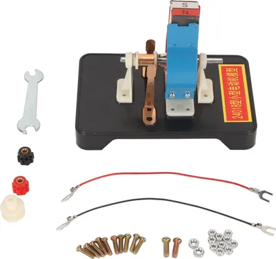 Immagine prodotto di Kit di montaggio del modello di motore elettrico DC fai da te, portatile, facile per i bambini, fisica, scienza, giocattoli educativi