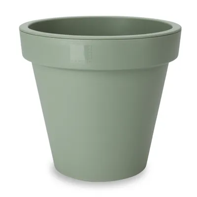 Produktbild von Kunststoff Pflanzkübel XXL rund - Ø 58 cm / hellgrün - Blumenkübel für Außen und Innen