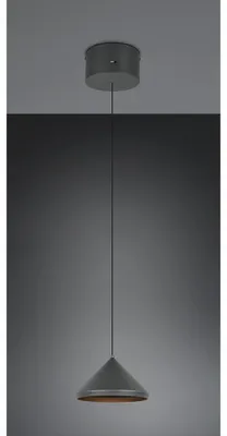Produktbild von Trio - Hängelampe LAGUNA - Schwarz - 18x18x200 cm