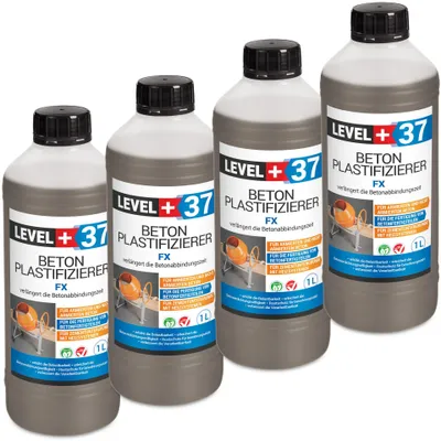 Produktbild von Beton Zusatzmittel 4L Betonverflüssiger Plastifizierer Estrich Level+ FX RM37
