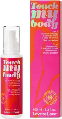 Produktbild von Touch My Body Massageöl und Gleitgel Kirschblüte 100 ml