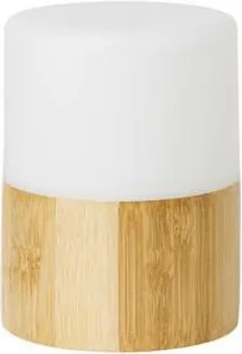 Produktbild von Led-Kerzenhalt.bambus 105X75Mm