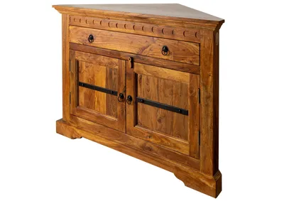 Image de MASSIVMOEBEL24 | Buffet 107x54 Acacia laqué Miel OXFORD #0505