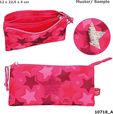 Produktbild von TOPModel Schlamperetui Stern pink