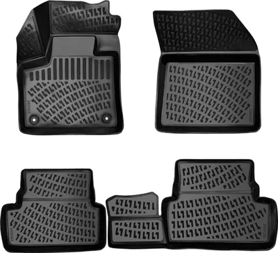 Produktbild von Rizline Gummimatten kompatibel mit Opel Grandland 1.Gen 2017–2024 Autofußmatten Allwetter