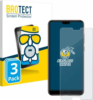 Produktbild von 3x BROTECT Entspiegelungs Schutzglas für Huawei P20 Schutzfolie Panzer Folie Glas Display Schutz matt