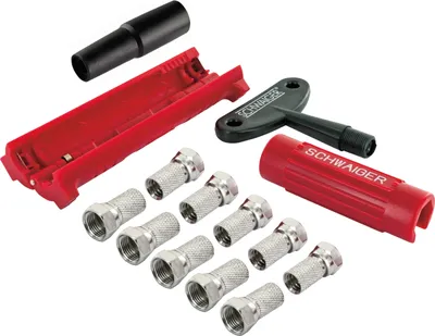 Produktbild von Montageset für F-Stecker, inkl. Gummitüllen
